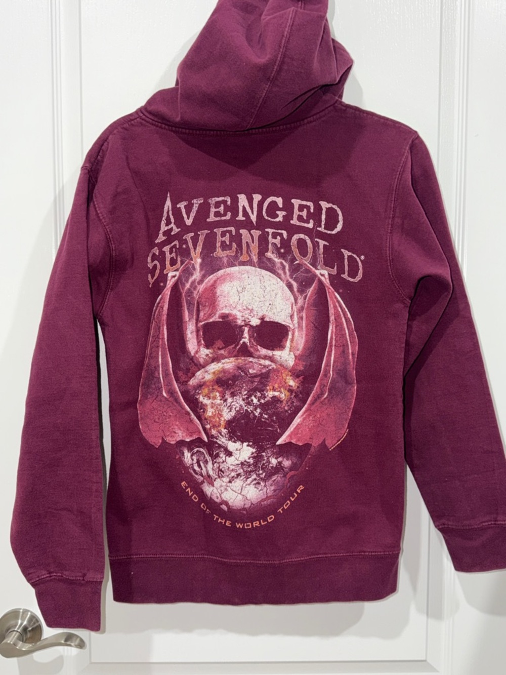 Vintage Y2K Avenged Sevenfold Skull End of the world tour  Hoodie small